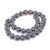 Electroplated Non-magnetic Synthetic Hematite Beads Strands G-E498-21B-05-2