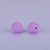 Round Silicone Focal Beads SI-JX0046A-98-5