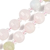 Natural Morganite Beads Strands G-G182-B33-03-1
