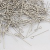 Tarnish Resistant 201 Stainless Steel Eye Pin STAS-N017-01-0.6x50mm-2