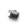 Tarnish Resistant 304 Stainless Steel Ribbon Crimp Ends STAS-E103-08A-2