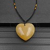 Natural Citrine Pendant Necklaces XA8803-09-1
