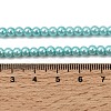 Eco-Friendly Dyed Glass Pearl Round Beads Strands HY-A002-4mm-RB104-4
