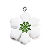 Christmas Theme Opaque Resin Pendants RESI-F054-A10-1