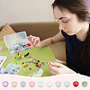 200Pcs 10 Colors Transparent Spray Painted Glass Beads GLAA-DC0001-24-6