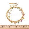 Stainless Steel Multi-strands Bracelets BJEW-D303-02G-5