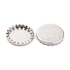 Non-Tarnish 304 Stainless Steel Cabochon Settings STAS-Y001-08P-3