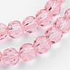 Transparent Glass Bead Strands GLAA-G013-10mm-87-3