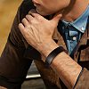 2Pcs 2 Styles Adjustable Cowhide Leather Cord Braided Bracelets BJEW-CL0001-15-6
