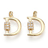 925 Sterling Silver Micro Pave Cubic Zirconia Charms STER-T004-12G-2