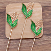 4 Loop Iron Hair Stick Finding OHAR-PW0001-303B-01-1