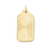 Rack Plating Brass Pendants KK-F852-28G-2
