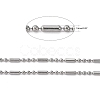 Tarnish Resistant 304 Stainless Steel Ball Chains CHS-K002-12-2