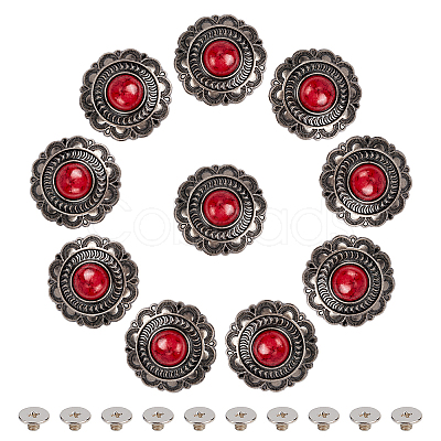 Gorgecraft 10 Sets Alloy Decorative Rivets DIY-GF0006-58-1