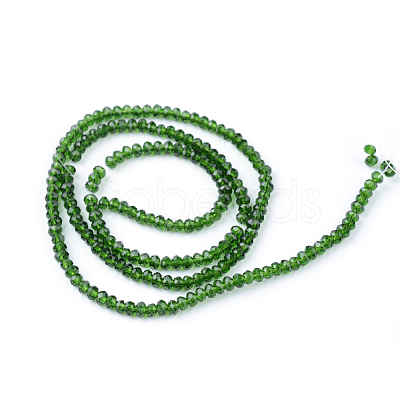 Transparent Glass Beads Strands X-GLAA-R135-2mm-42-1