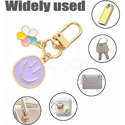 Alloy Enamel Pendant Decorations HJEW-YW00008-01-1