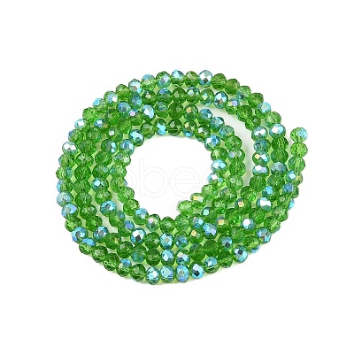 Electroplate Glass Beads Strands EGLA-A044-T2mm-L11-1