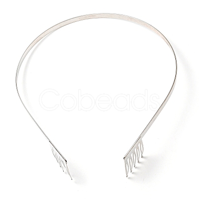 Brass Hair Band Findings MAK-K021-11P-1