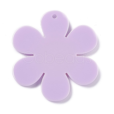 Opaque Acrylic Big Pendants OACR-P012-B02-1