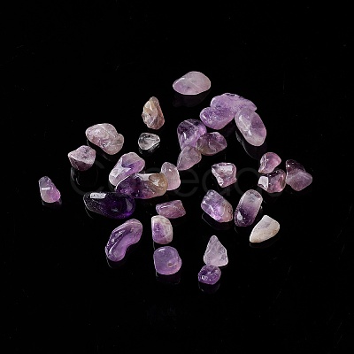 Natural Amethyst Chip Beads X-G-M364-12B-1