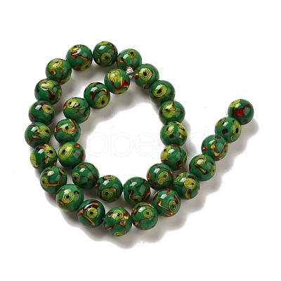 Handmade Lampwork Beads Strands LAMP-G162-08A-02-1