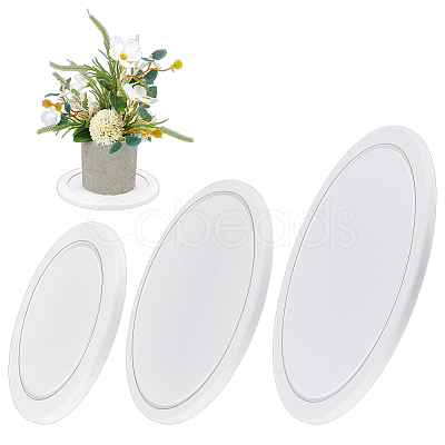 3Pcs 3 Styles Diatomaceous Earth Flower Pot Pads DIY-OC0014-84B-1