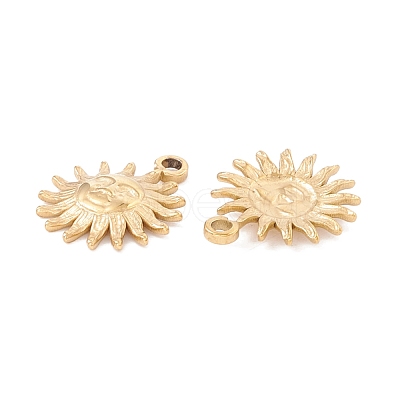 Ion Plating(IP) 304 Stainless Steel Charms STAS-C048-10G-1