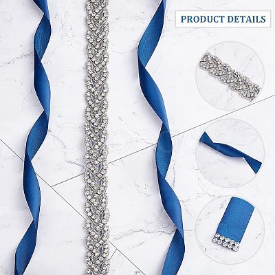 Polyester Bridal Belts DIY-WH0043-02C-1