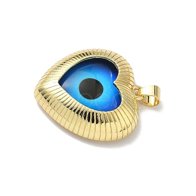 Brass Resin Pendants KK-H079-02B-G02-1