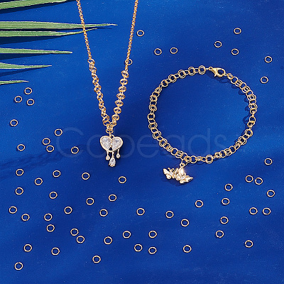 Brass Open Jump Rings KK-WH0001-38G-02-1