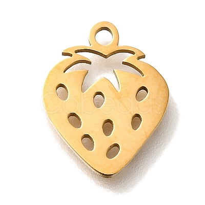 201 Stainless Steel Pendants STAS-R136-01G-02-1