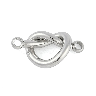 304 Stainless Steel Connector Charms STAS-M078-02P-1