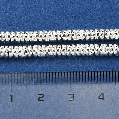 Electroplated Synthetic Non-Magnetic Hematite Beads Strands G-H020-F01-04-1