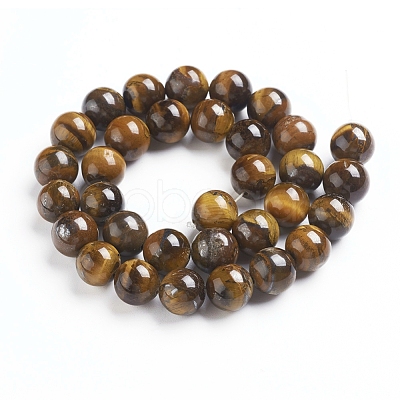 Natural Tiger Eye Beads Strands Z0RQX014-1