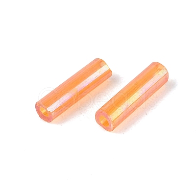 Glass Round Bugle Beads LS-GLAA-WH0031-50E-1