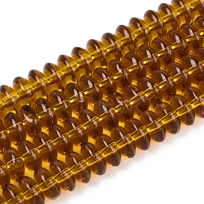 Transparent Glass Beads Strands GLAA-T025-6mm-07A-1