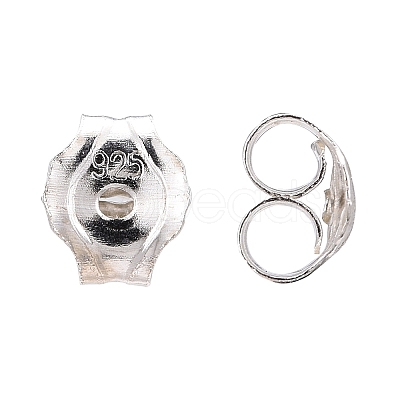 925 Sterling Silver Earring Findings STER-O013-05-1
