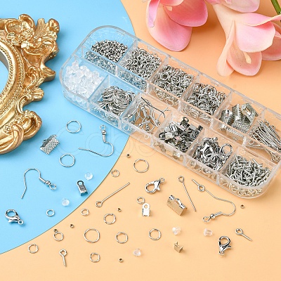 DIY Earring Making Finding Kit DIY-YW0006-42-1