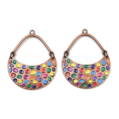 Tibetan Style Alloy Pendants AL-CBA606A-08-1
