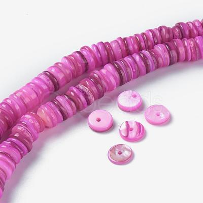 Natural Freshwater Shell Beads Strands BSHE-I016-04D-1