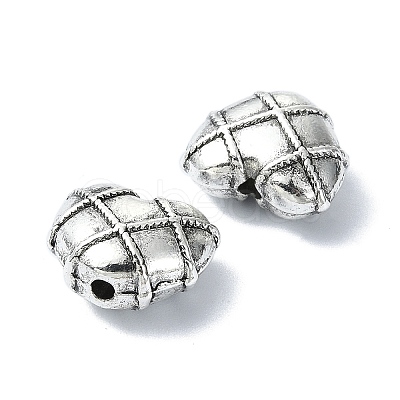 Tibetan Style Alloy Beads TIBEB-F065-08AS-14-1