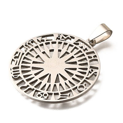 201 Stainless Steel Pendants LS-STAS-R152-01P-02-1