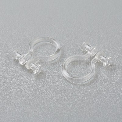 Plastic Clip-on Earring Findings KY-P001-06C-1