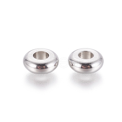 Tarnish Resistant 304 Stainless Steel Spacer Beads STAS-F205-02P-D-1