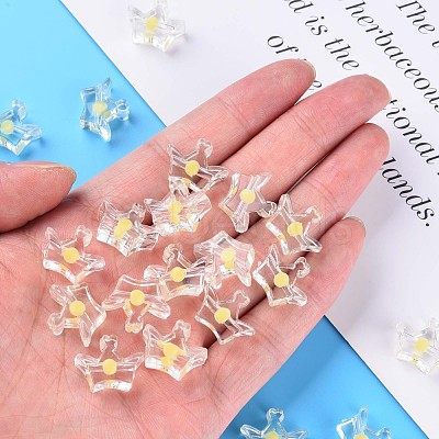 Transparent Acrylic Beads MACR-S373-105-B05-1