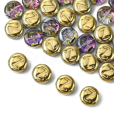 Electroplate Glass Beads EGLA-YW0005-01Z-1