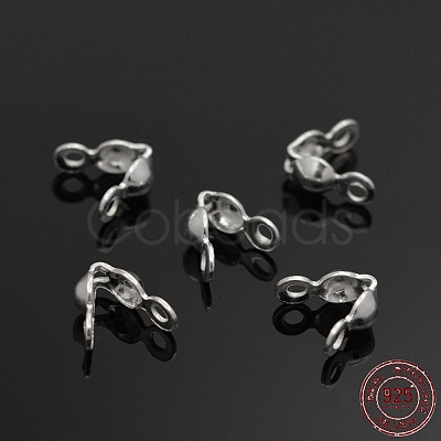 925 Sterling Silver Bead Tips STER-E040-03A-1