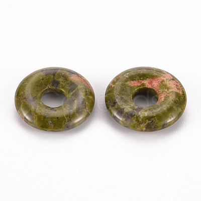 Natural Unakite Pendants G-T122-66G-1