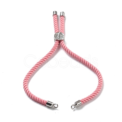 Twisted Nylon Cord Silder Bracelets DIY-B066-03P-25-1