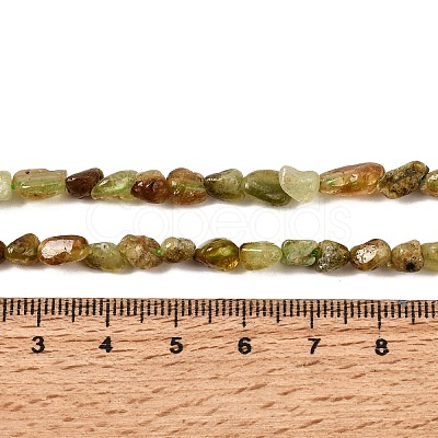 Natural Green Garnet Beads Strands G-K203-05-1